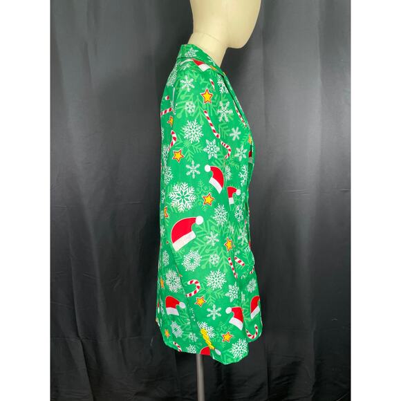 Offstream Men's Ugly Christmas Suit Jacket, Men's Sports Coat, Blazer - Picture 3 of 7